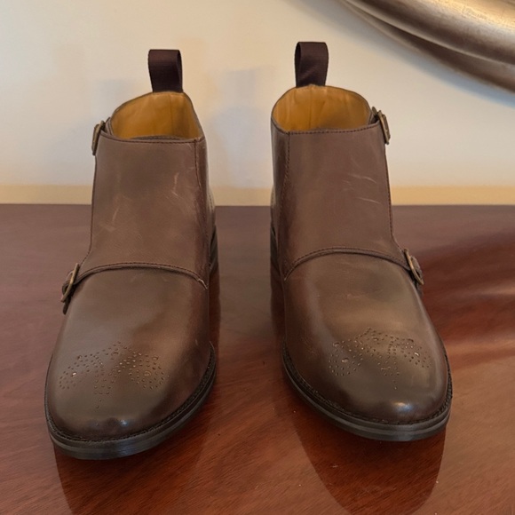 Cole Haan Dark Brown Leather Chukka Boots - brand new and never worn sz 9 - Picture 4 of 8